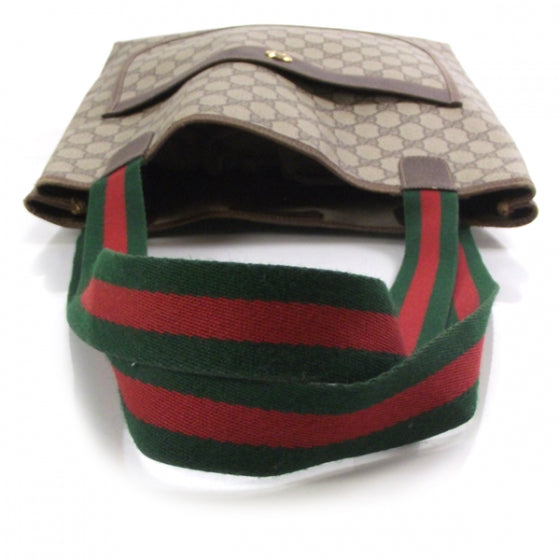 Gucci Monogram Web Tote Ebony 6 of 10