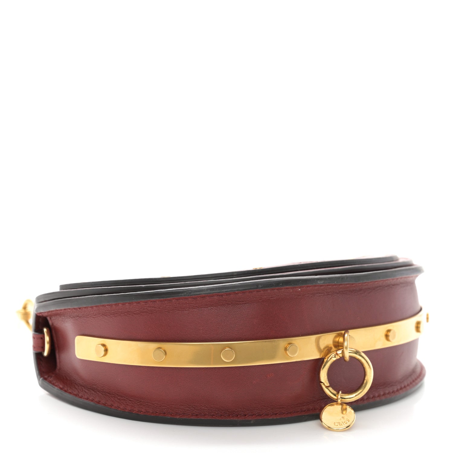 Chloe Calfskin Small Nile Bracelet Minaudiere Bag Plum Purple 4 of 13
