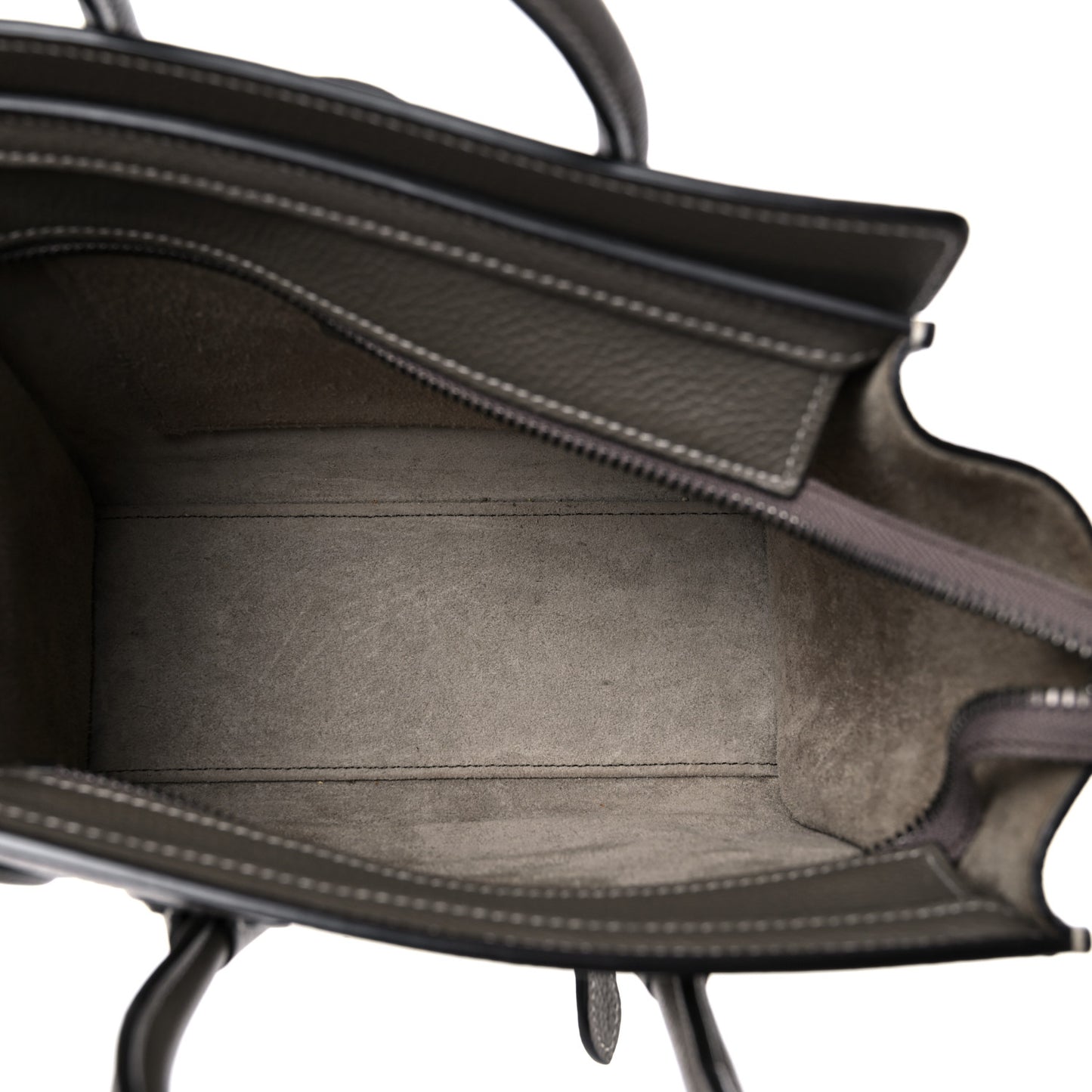 Drummed Calfskin Nano Luggage Souris
