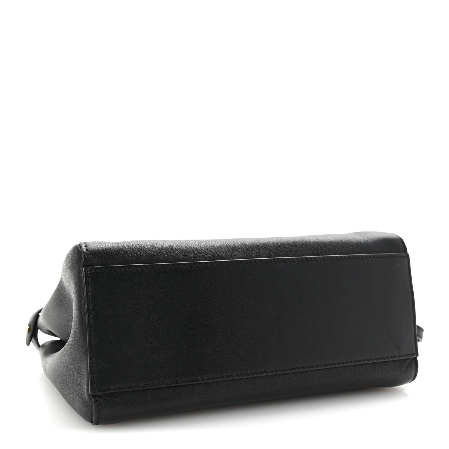 Fendi Nappa Mini Peekaboo Iconic Satchel Black 4 of 9