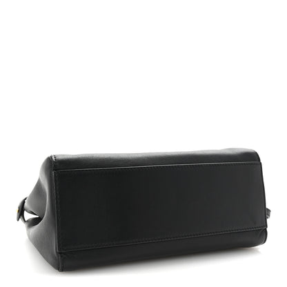 Fendi Nappa Mini Peekaboo Iconic Satchel Black 4 of 9
