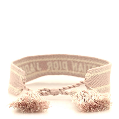 Christian Dior Woven Cotton J'Adior Friendship Bracelet Nude 3 of 3