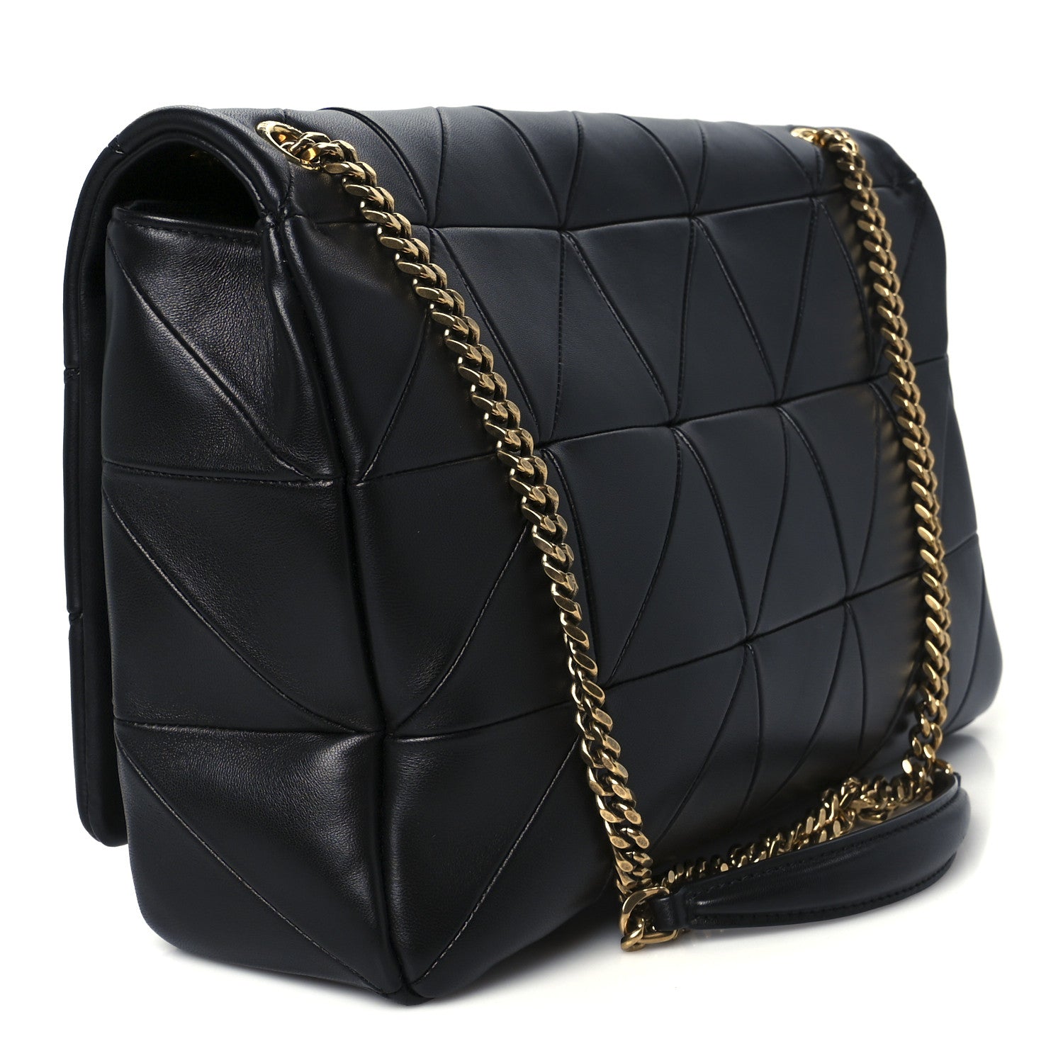 Saint Laurent Lambskin Patchwork Monogram Large Jamie Black 3 of 11