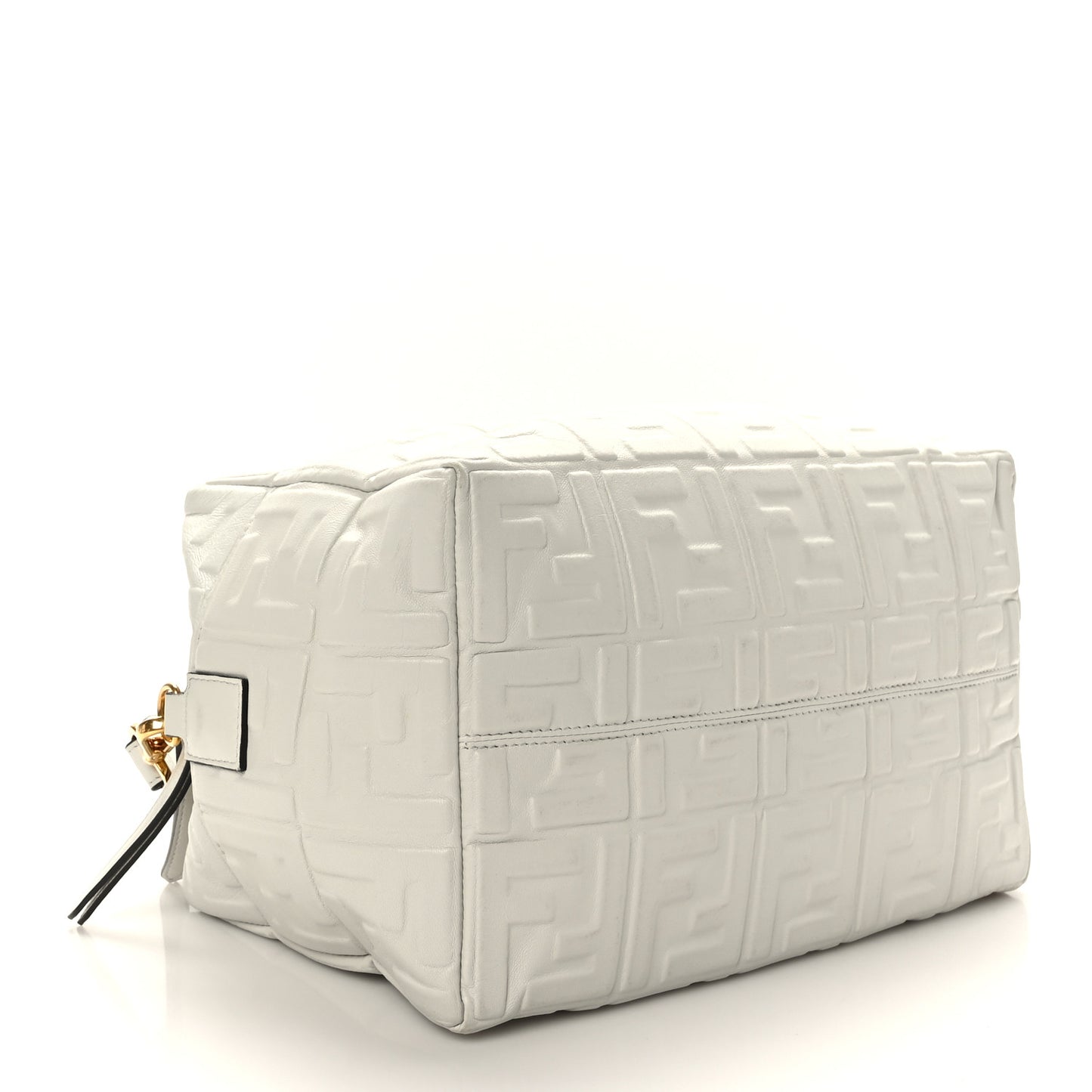 Nappa FF 1974 Embossed Small Boston White
