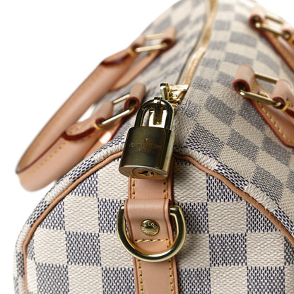 Louis Vuitton Damier Azur Speedy Bandouliere 25 9 of 11