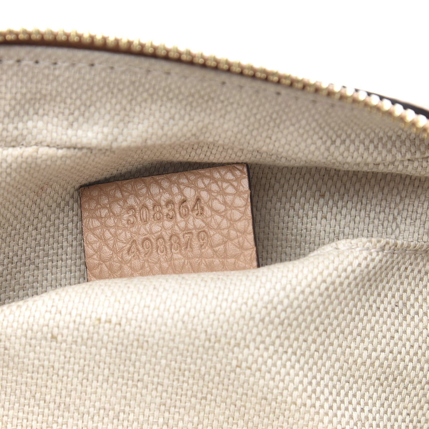 Pebbled Calfskin Small Soho Disco Bag Camelia