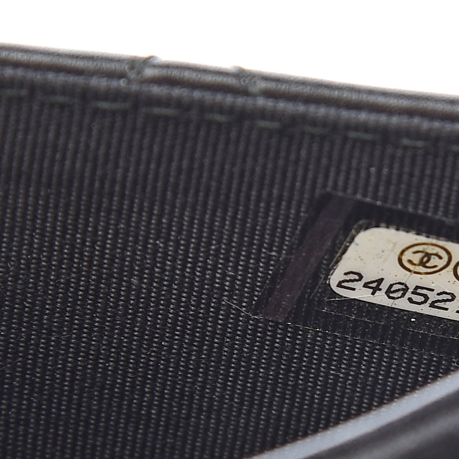 Chanel Crumpled Calfskin Quilted Flap Card Holder Wallet So Black 8 of 9