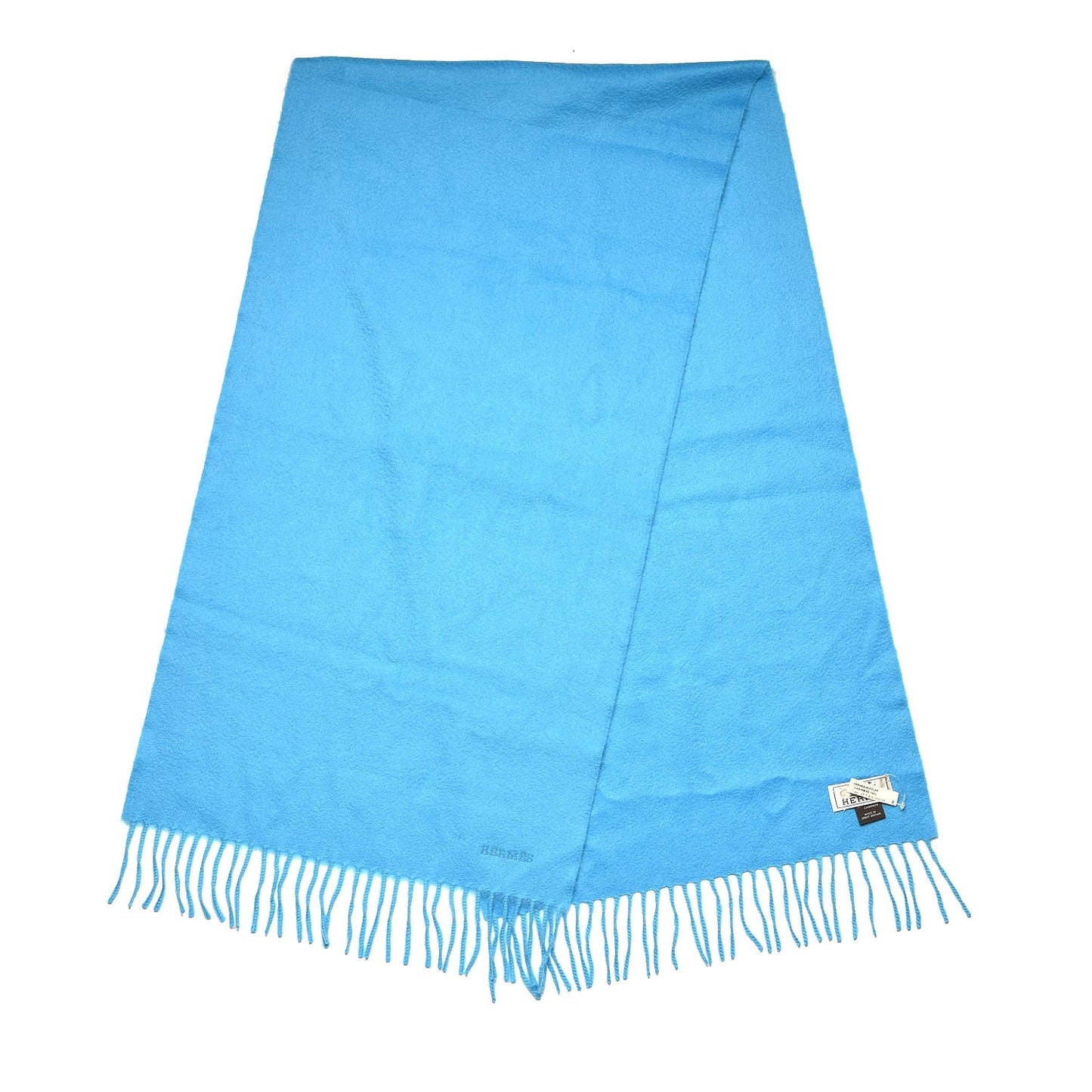 Cashmere Fringe Scarf Turquoise