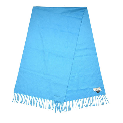 Hermes Cashmere Fringe Scarf Turquoise 3 of 5