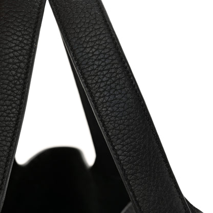 Hermes Taurillon Clemence Picotin Lock 22 MM Black 16 of 19