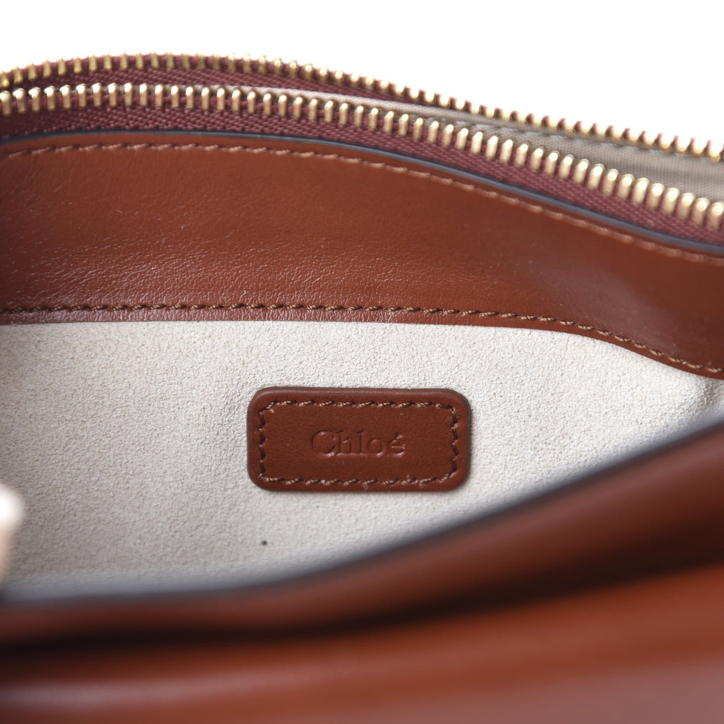 Calfskin Tess Mini Crossbody Bag Sepia Brown