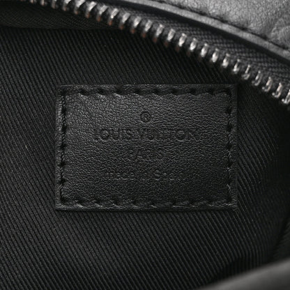 Louis Vuitton Calfskin Monogram Shadow Double Phone Pouch NM Black 6 of 9