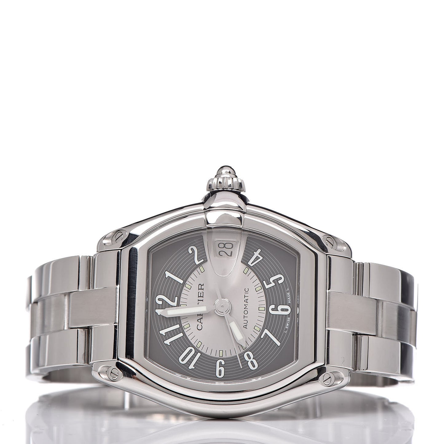 Stainless Steel 37mm Roadster Automatic Watch Grey