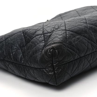 Chanel Aged Calfskin Large Reissue Drawstring Tote Black 9 of 11