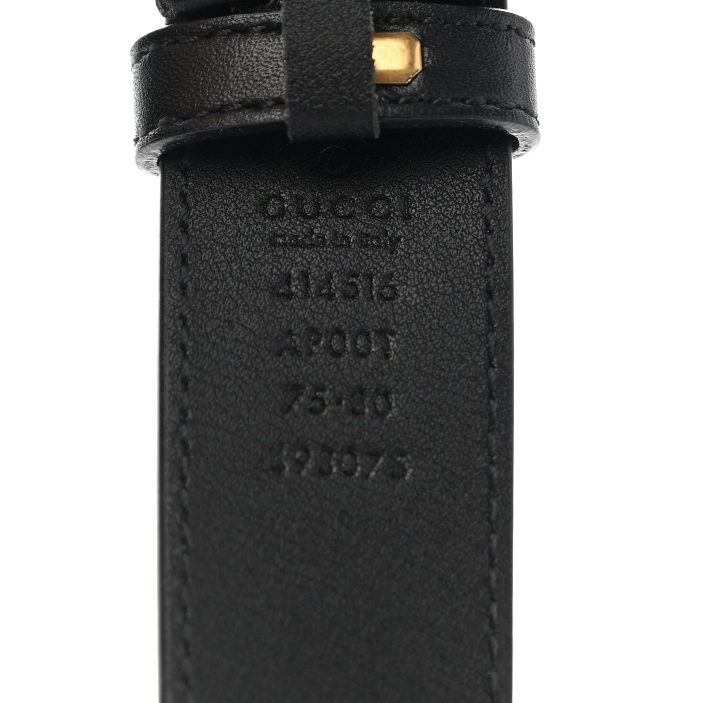 Calfskin Double G 30mm Belt 75 30 Black