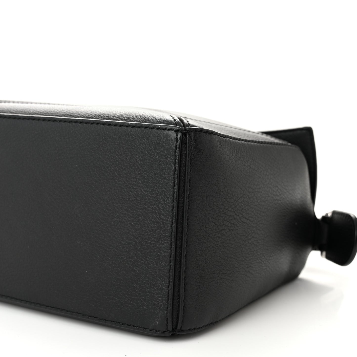 Calfskin Small Puzzle Bag Black