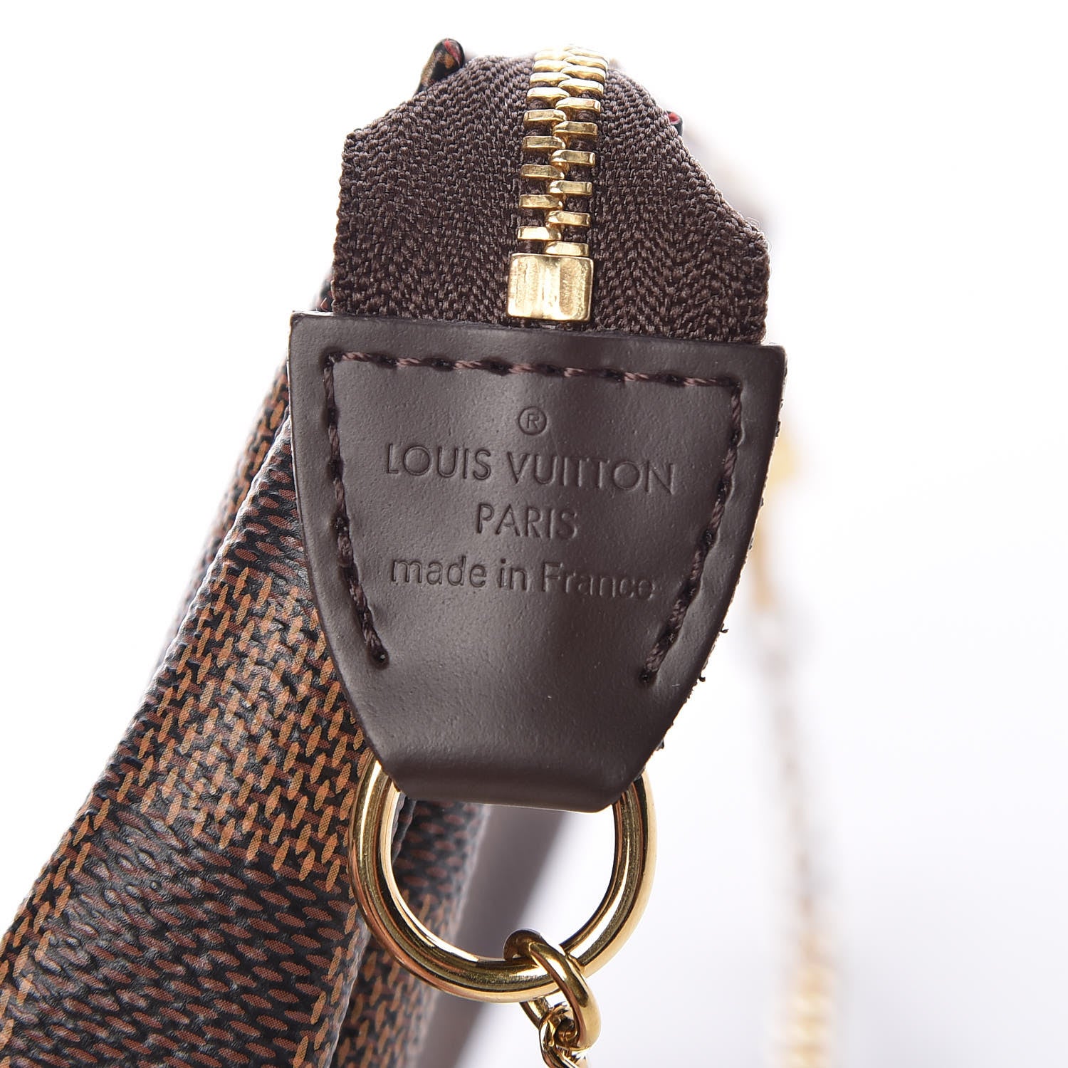 Louis Vuitton Damier Ebene Mini Pochette Accessories 6 of 9