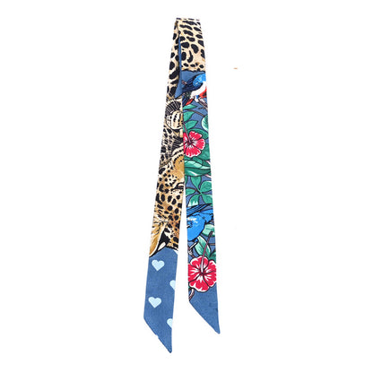 Hermes Silk Jungle Love Love Doll Twilly Gris Bleuete Vert 2 of 3