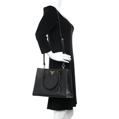 Prada Saffiano Tote Black 2 of 9