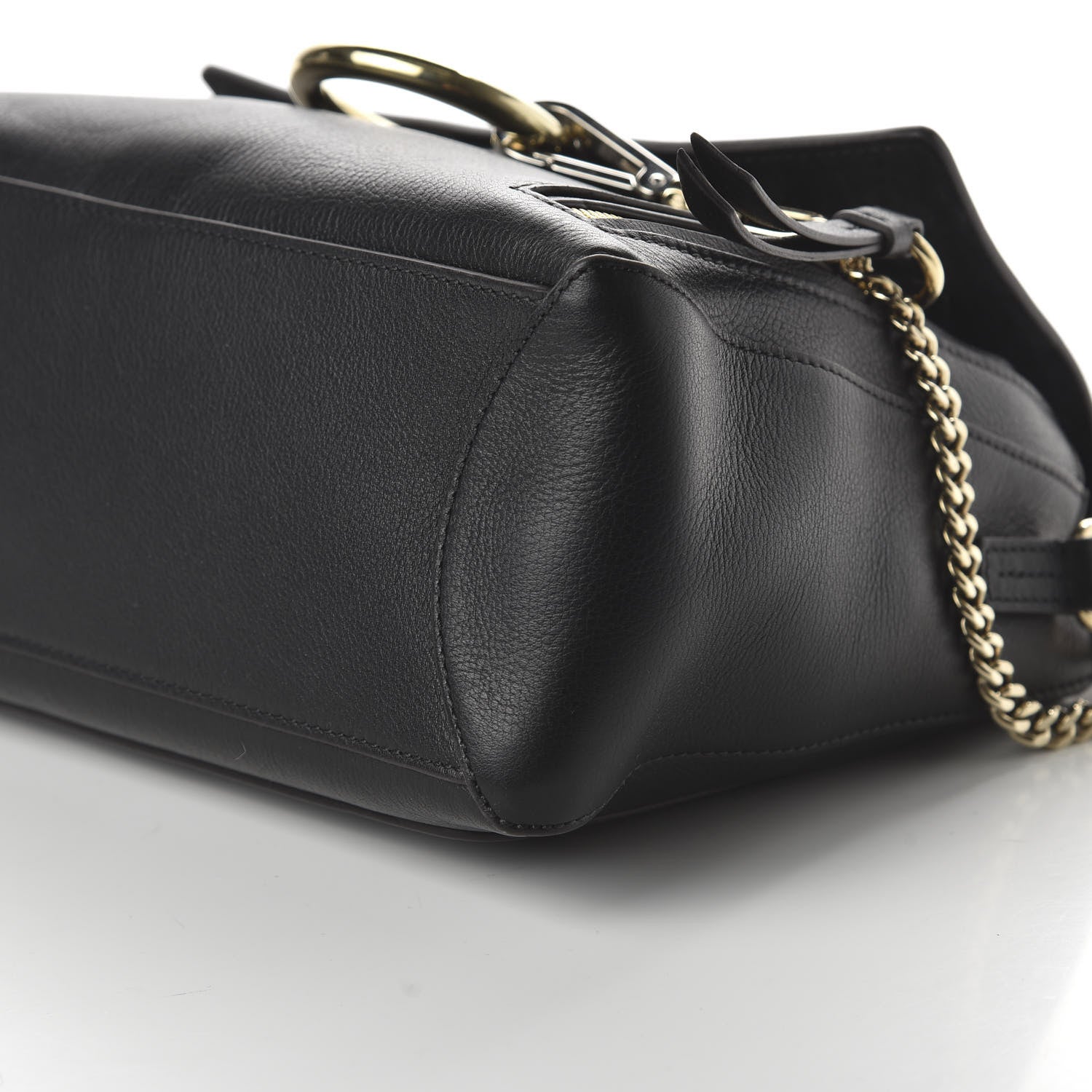 Chloe Calfskin Small Faye Day Shoulder Bag Black 8 of 10