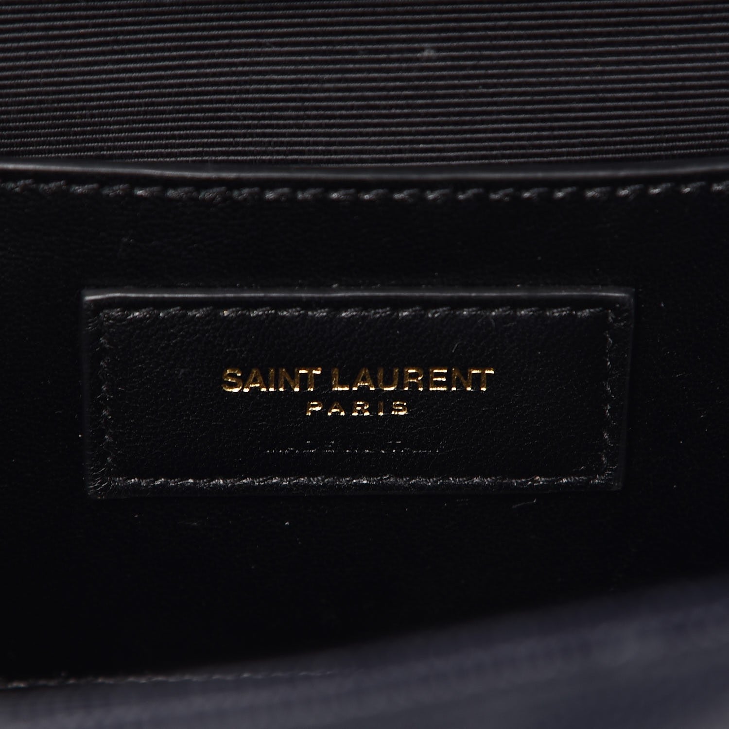 Saint Laurent Grain De Poudre Matelasse Chevron Medium Monogram Satchel Midnight Blue 7 of 8
