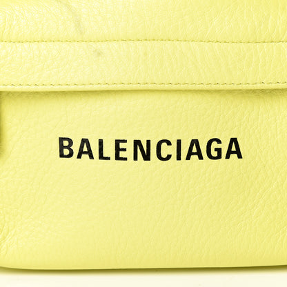 Balenciaga Smooth Calfskin Logo Large Everyday Beltpack Acid Green 12 of 12