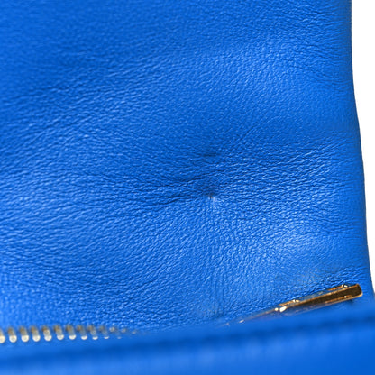 Louis Vuitton Lambskin Embossed Monogram Vuittamins Pochette Coussin Blue Red 13 of 13