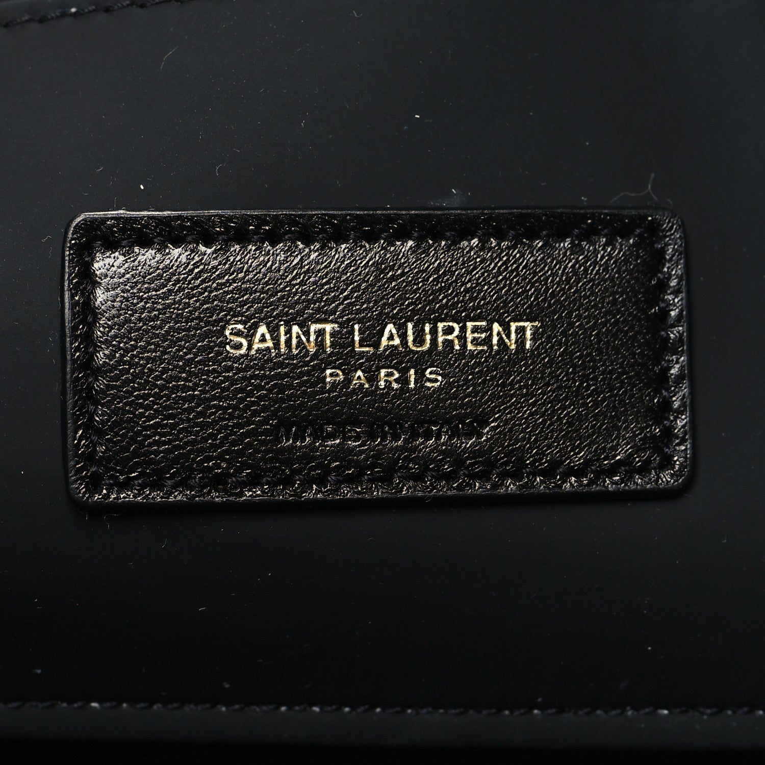 Saint Laurent Lambskin Quilted Lolita Cosmetic Pouch Navy 6 of 10