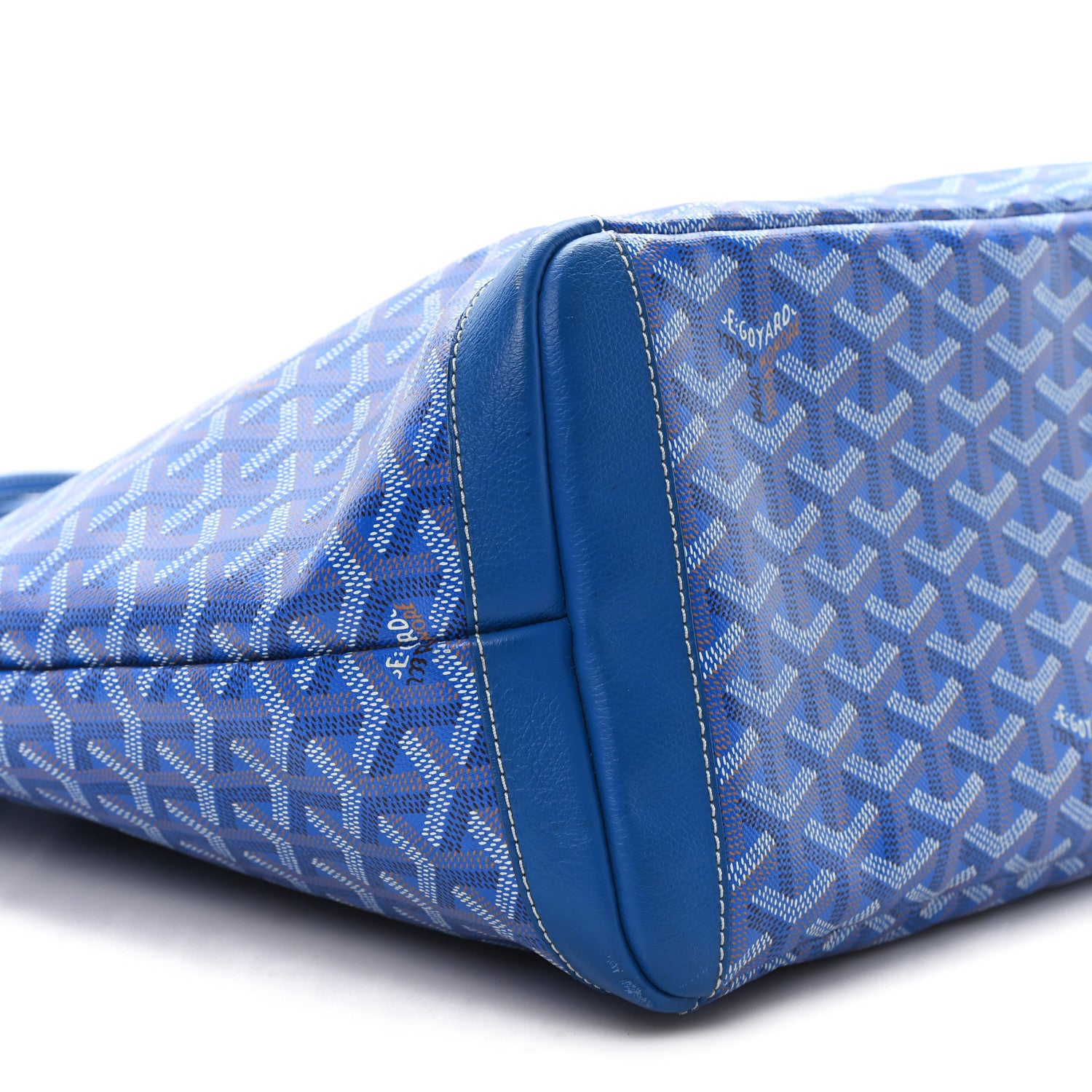 Goyard Goyardine Artois MM Blue 9 of 11