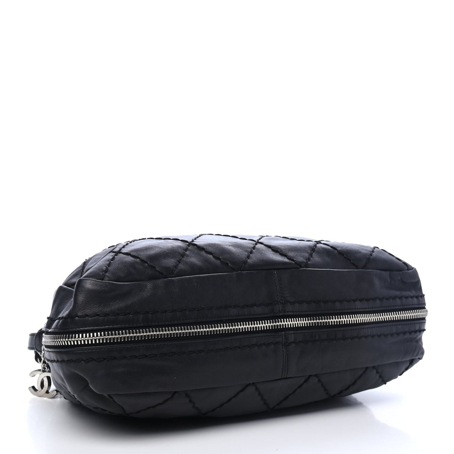 Lambskin Expandable Tote Black