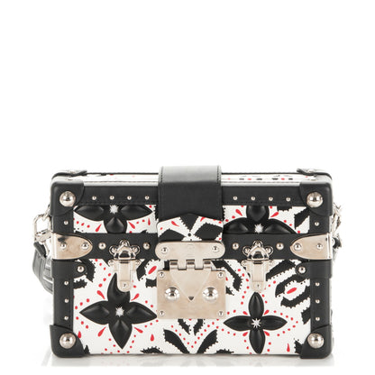 Louis Vuitton Calfskin Graphic Print Petite Malle 1 of 7