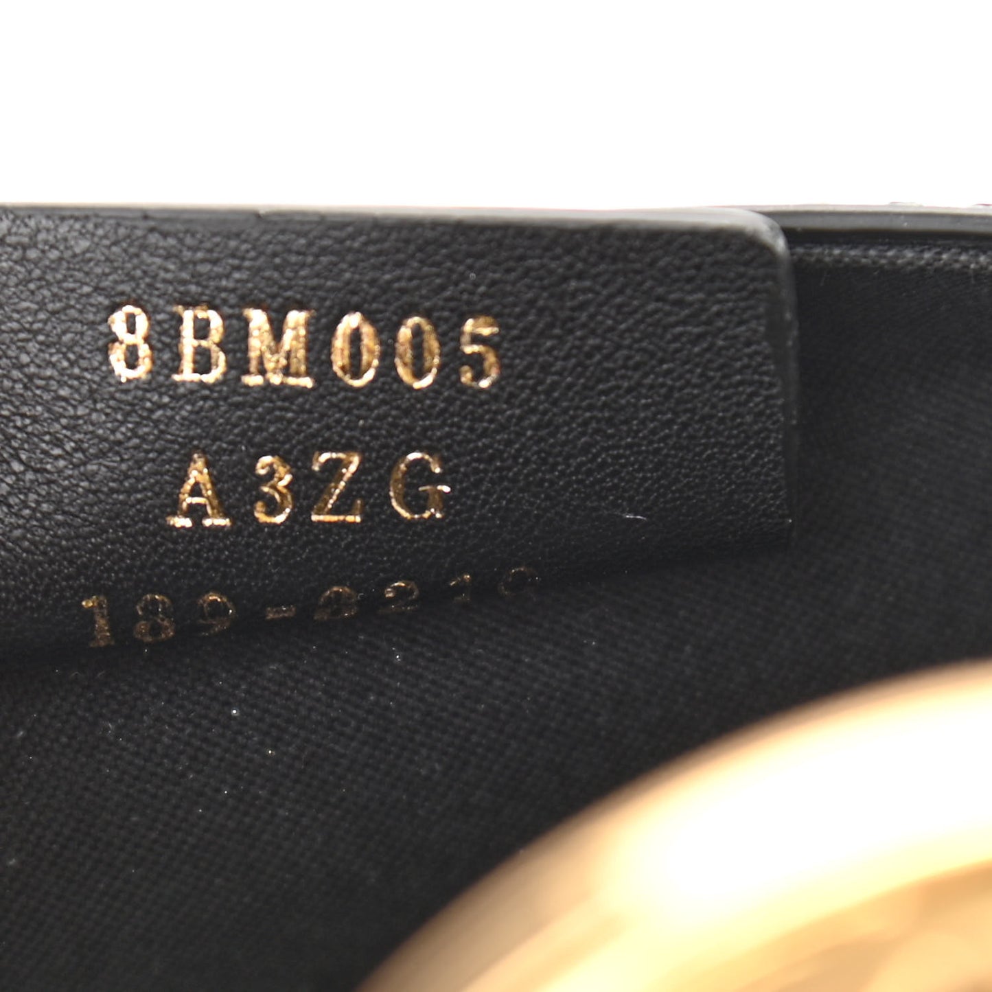 Vitello Liberty F is Fendi Bi-Color FF 1974 Embossed Envelope Belt Bag Maya Black