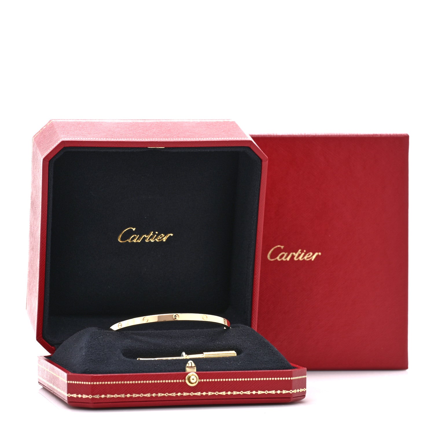 Cartier 18K Yellow Gold Small LOVE Bracelet 18 7 of 7