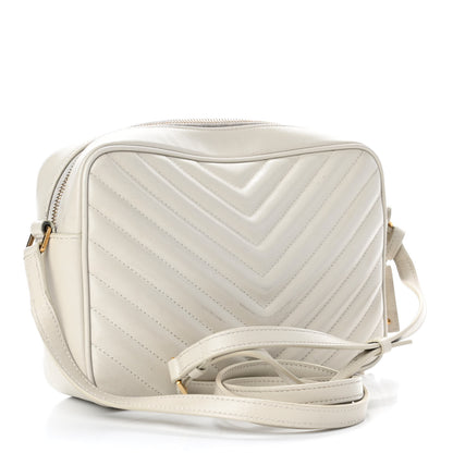 Saint Laurent Calfskin Matelasse Monogram Lou Camera Bag Crema Soft 2 of 4