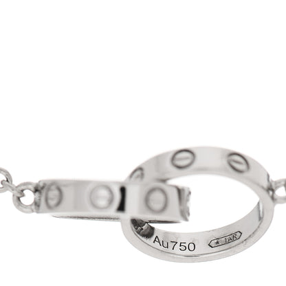 Cartier 18K White Gold Interlocking LOVE Bracelet 4 of 4