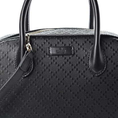 Gucci Calfskin Diamante Small Top Handle Bag Black 8 of 11