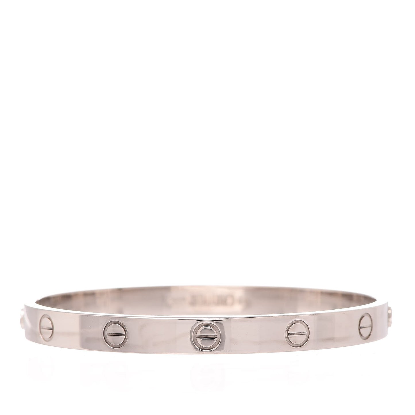 18K White Gold LOVE Bracelet 18