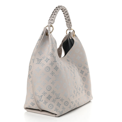 Louis Vuitton Mahina Carmel Hobo PM Brume Gray 3 of 11
