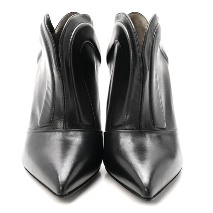 Fendi Vitello Nappa Cutout Western Ankle Boots 37 Black 3 of 8