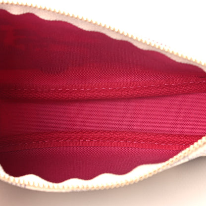 Louis Vuitton Damier Azur 2021 Christmas Animation Hollywood Mini Pochette Accessories Fuchsia 5 of 11