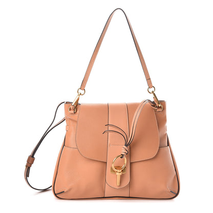 Chloe Grained Lambskin Medium Lexa Shoulder Bag Gingerbread 1 of 9