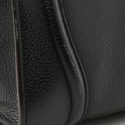 Celine Drummed Calfskin Mini Luggage Black 10 of 10