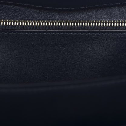Celine Box Calfskin Medium Classic Box Flap Bag Navy 8 of 12