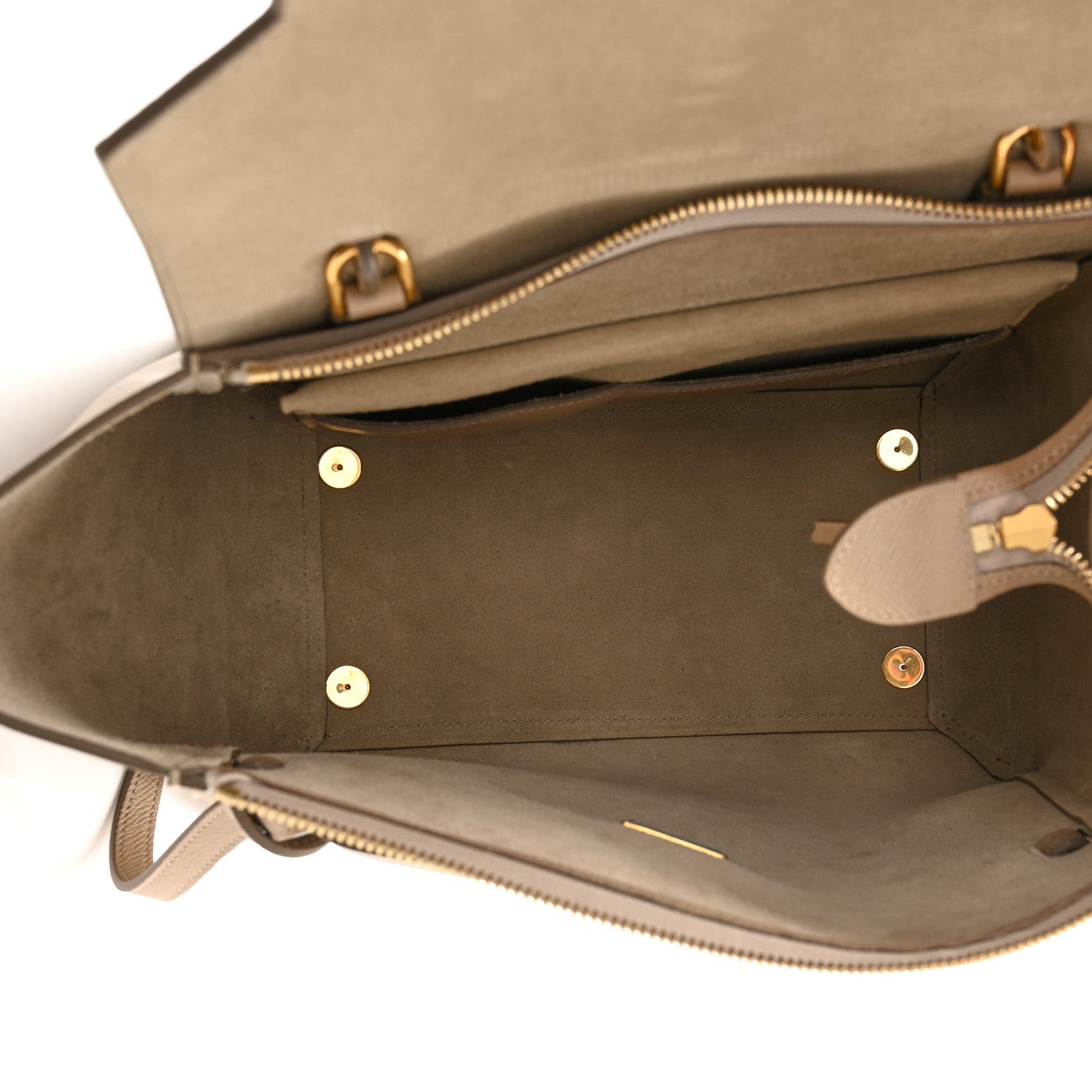 Celine Grained Calfskin Mini Belt Bag Light Taupe 5 of 11