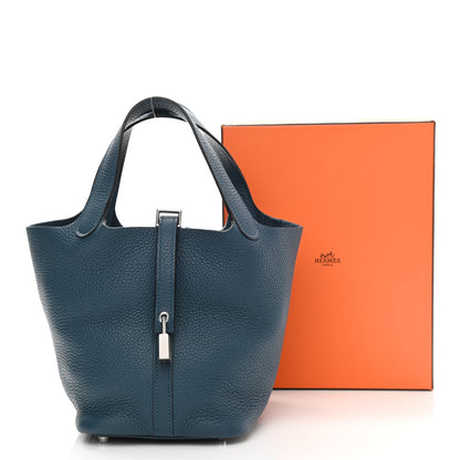 Hermes Taurillon Clemence Picotin Lock 18 PM Colvert 12 of 12