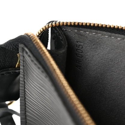 Louis Vuitton Epi Pochette Accessories 24 Black 7 of 10