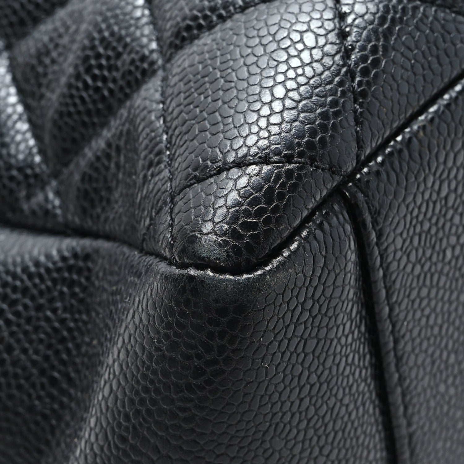 Chanel Caviar Quilted Grand Shopping Tote GST Black 9 of 11