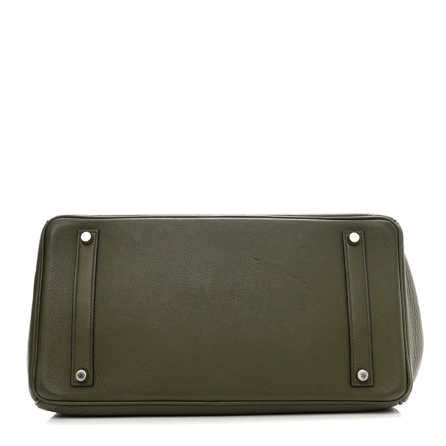Taurillon Clemence Birkin 35 Vert Olive
