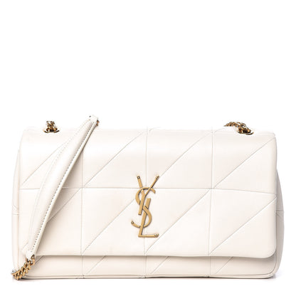 Saint Laurent Lambskin Patchwork Monogram Medium Jamie Crema 1 of 11