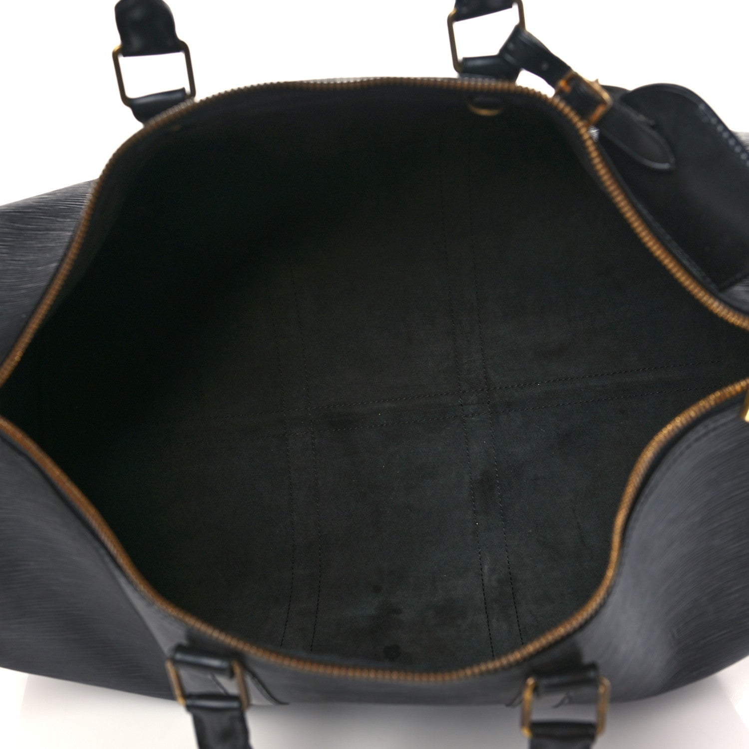 Louis Vuitton Epi Keepall 50 Black 5 of 15